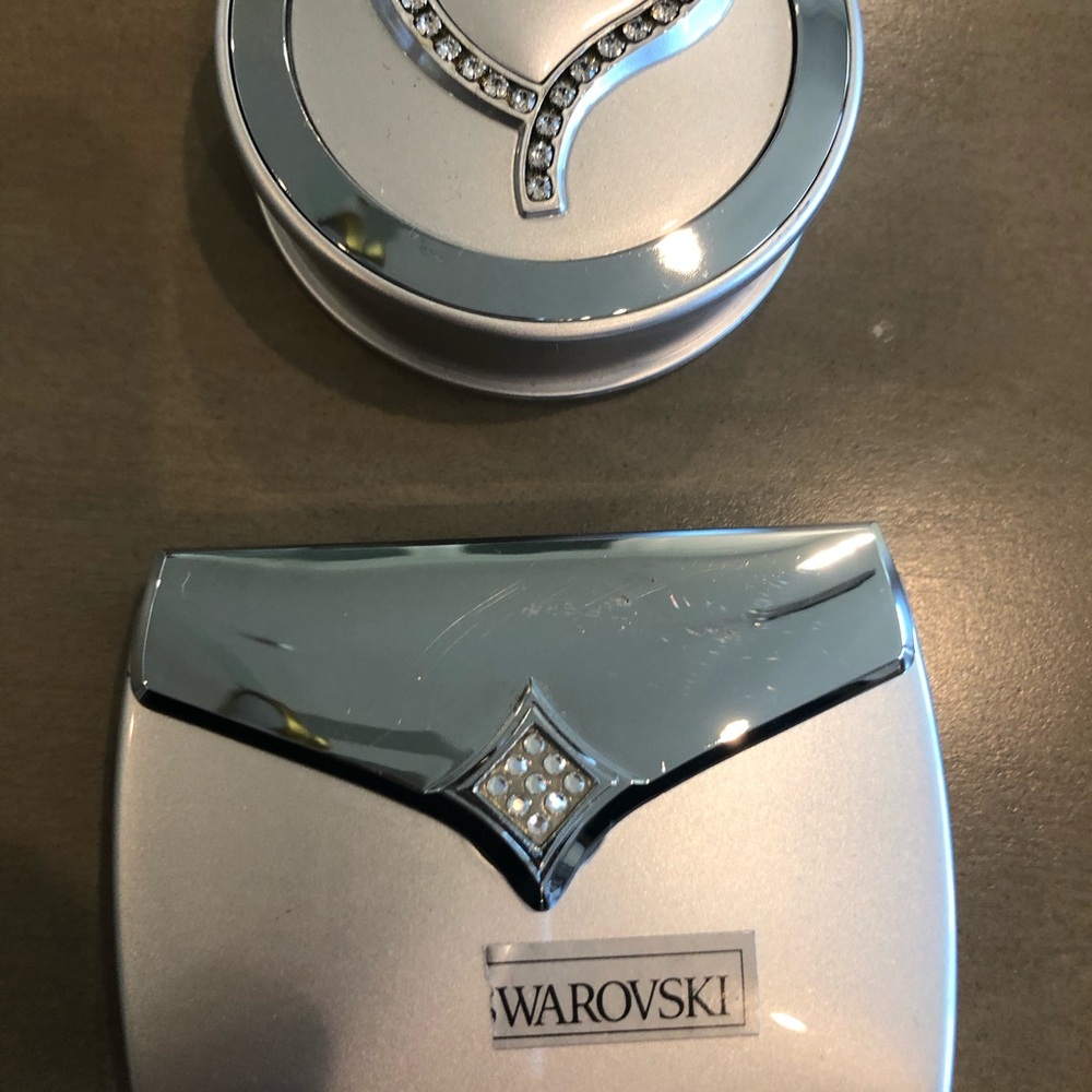 Swarovski Silver and White Jewelry Set